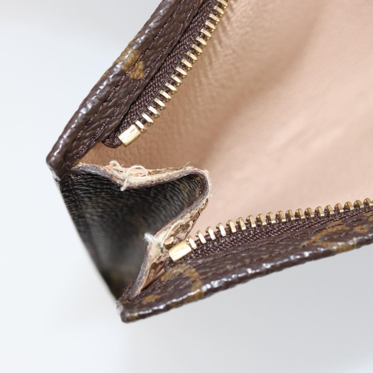 LOUIS VUITTON Monogram Bucket PM Accessory Pouch LV Auth ka130