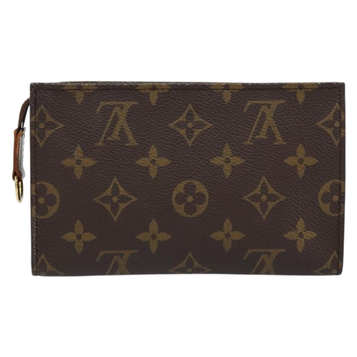 LOUIS VUITTON Monogram Bucket PM Accessory Pouch LV Auth ka130
