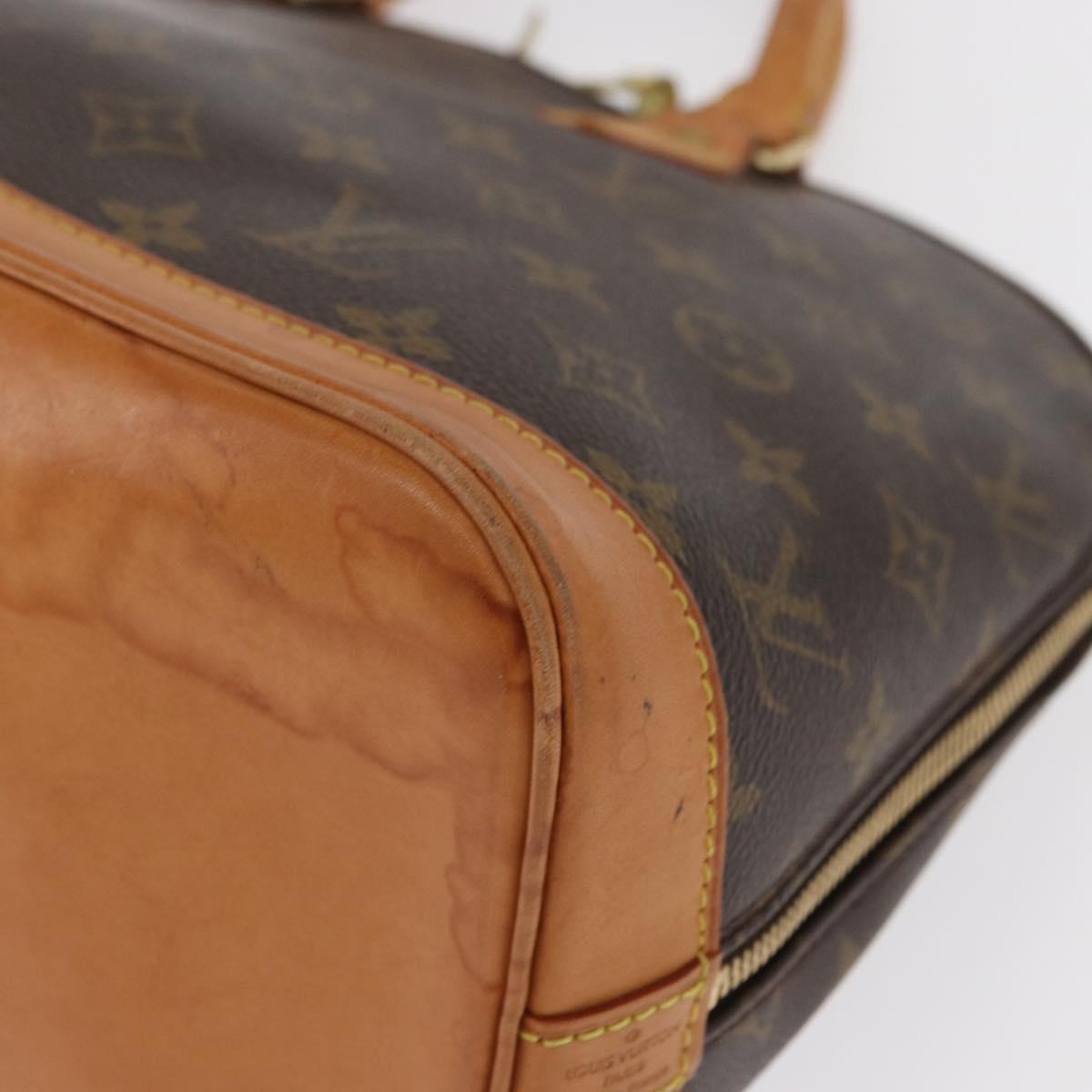 LOUIS VUITTON Monogram Alma Hand Bag M51130 LV Auth ka1302