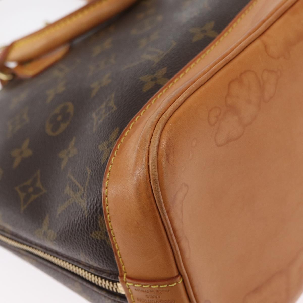 LOUIS VUITTON Monogram Alma Hand Bag M51130 LV Auth ka1302