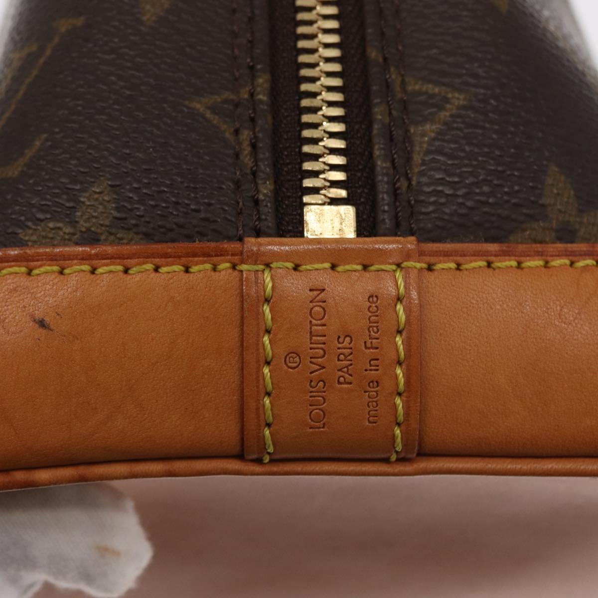 LOUIS VUITTON Monogram Alma Hand Bag M51130 LV Auth ka1302
