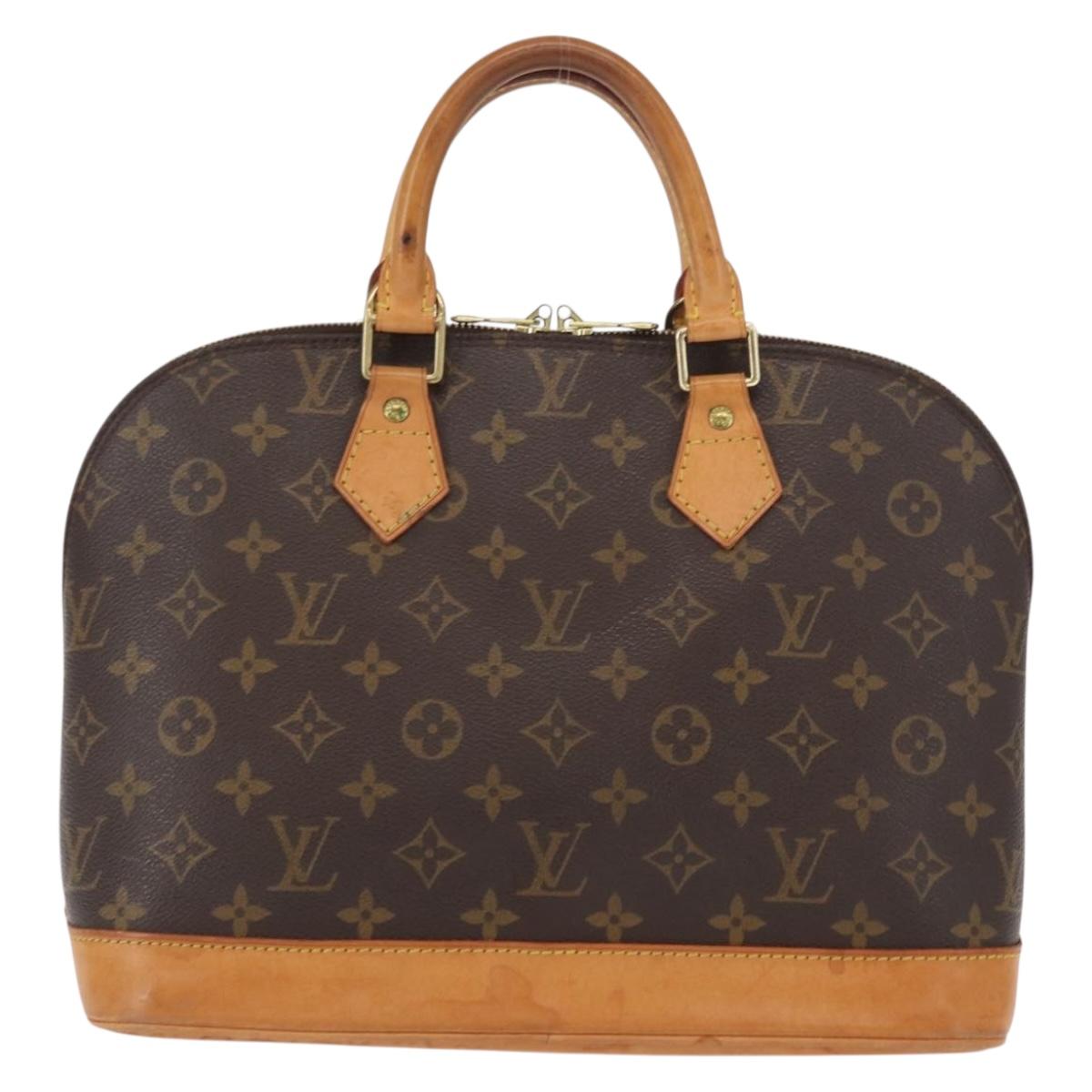 LOUIS VUITTON Monogram Alma Hand Bag M51130 LV Auth ka1302