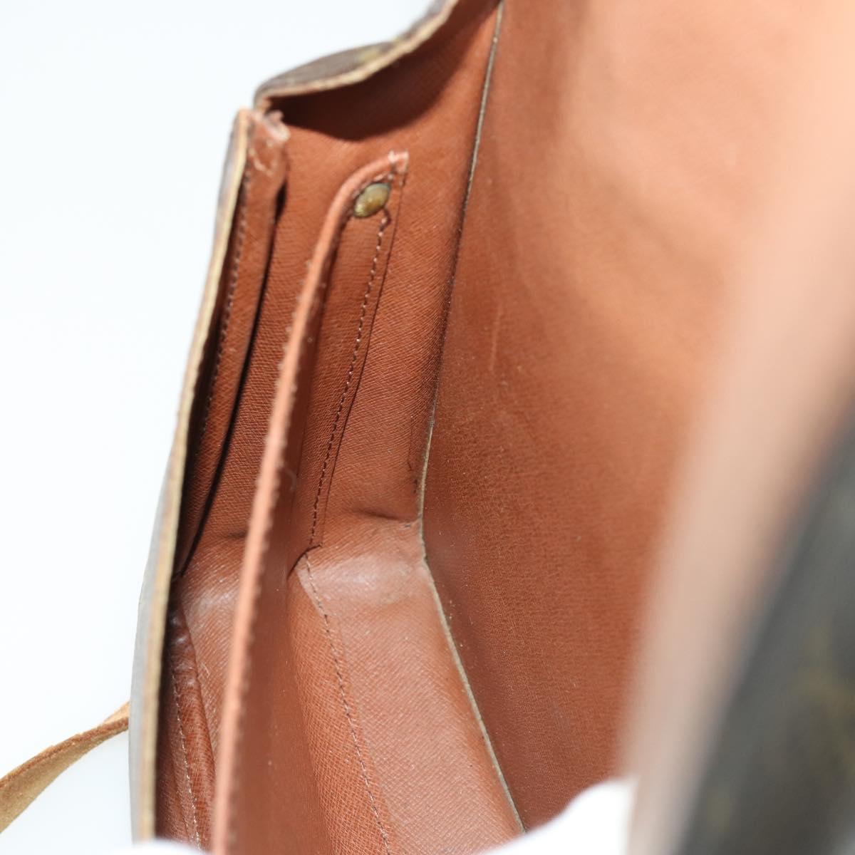 LOUIS VUITTON Monogram Cartouchiere GM Shoulder Bag M51252 LV Auth ka1311