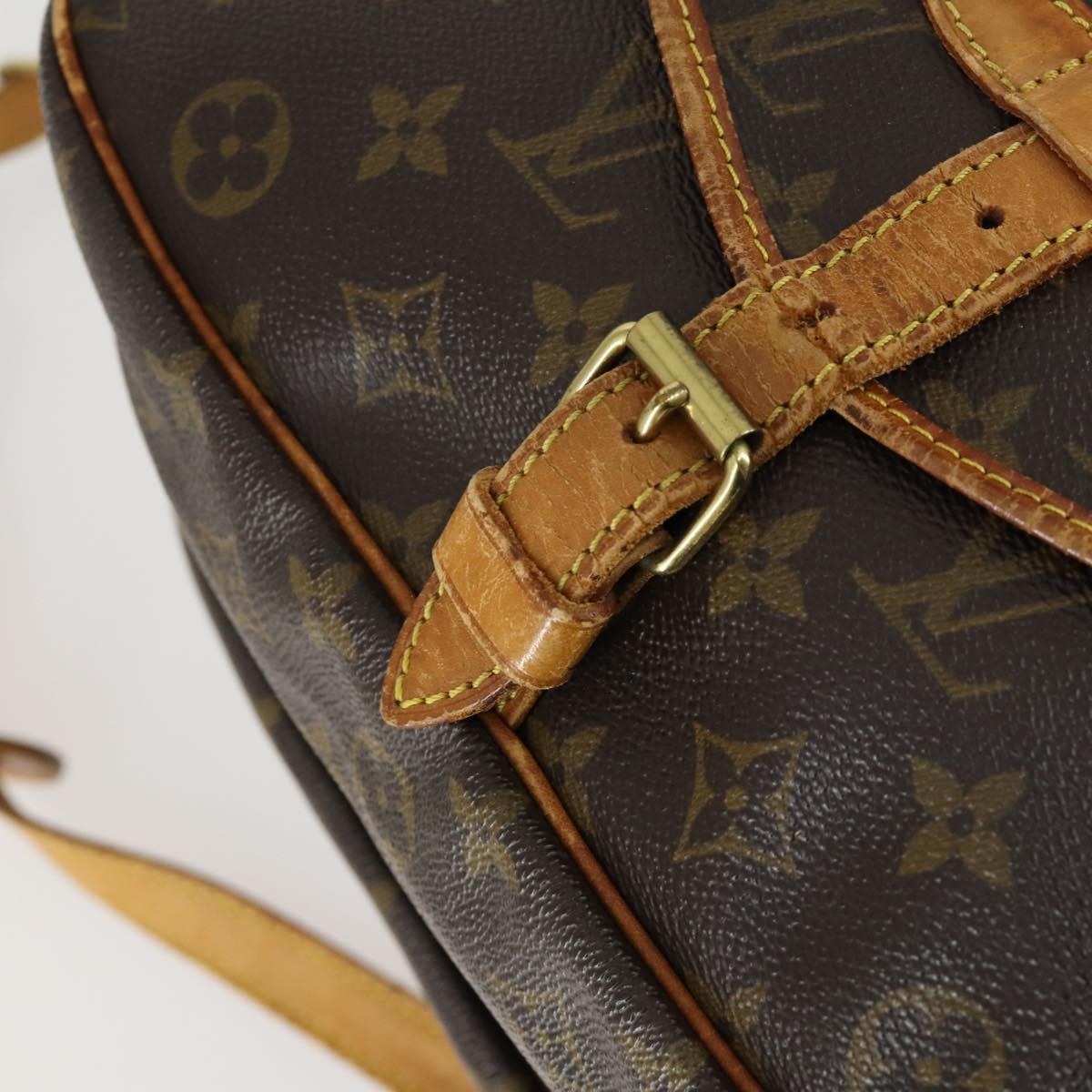 LOUIS VUITTON Monogram Saumur 30 Shoulder Bag M42256 LV Auth ka1312