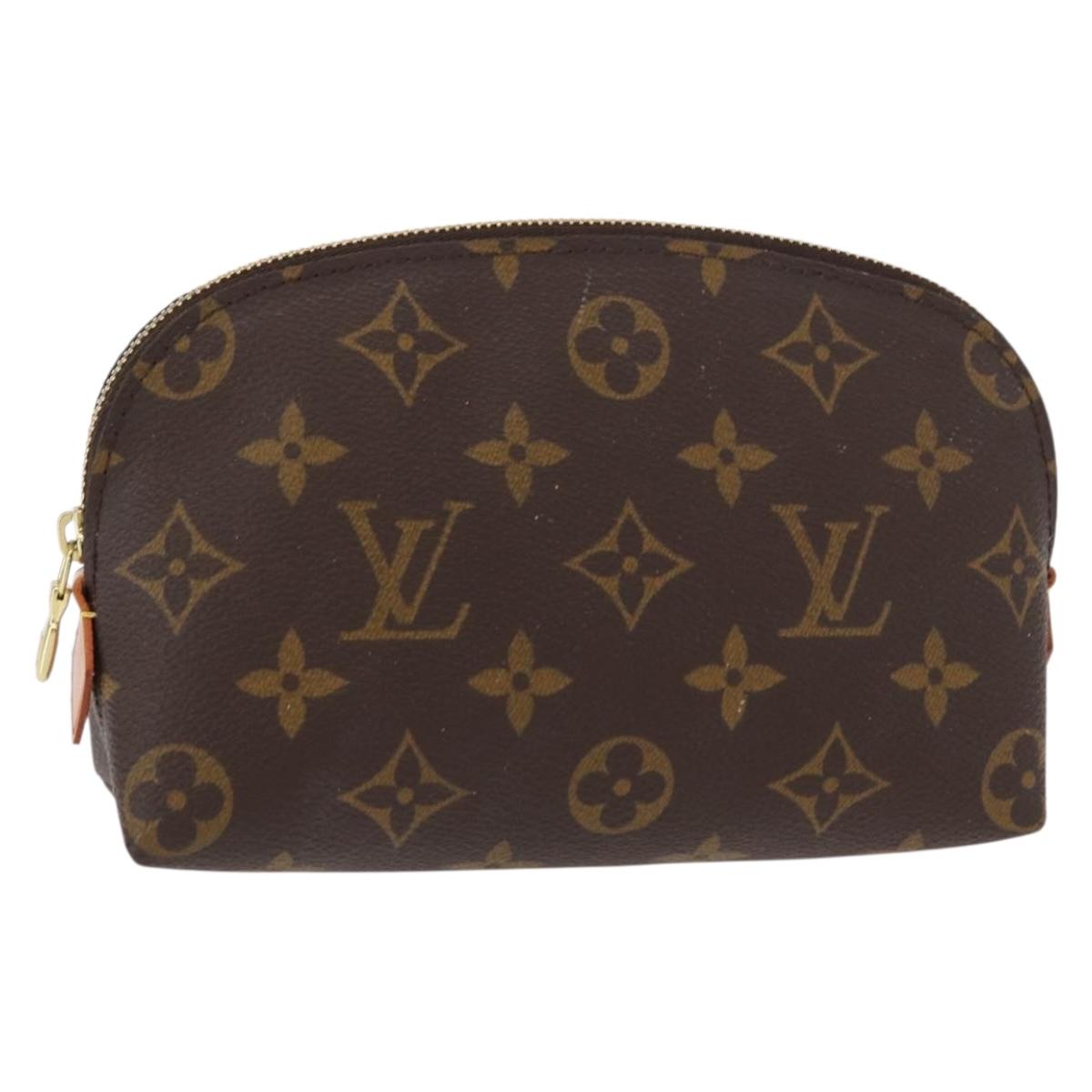 LOUIS VUITTON Monogram Pochette Cosmetic PM Cosmetic Pouch M47515 LV Auth ka133