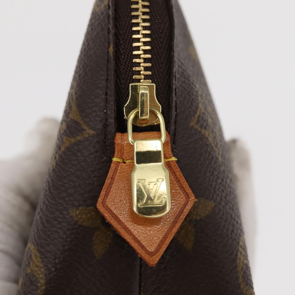 LOUIS VUITTON Monogram Pochette Cosmetic PM Cosmetic Pouch M47515 LV Auth ka133