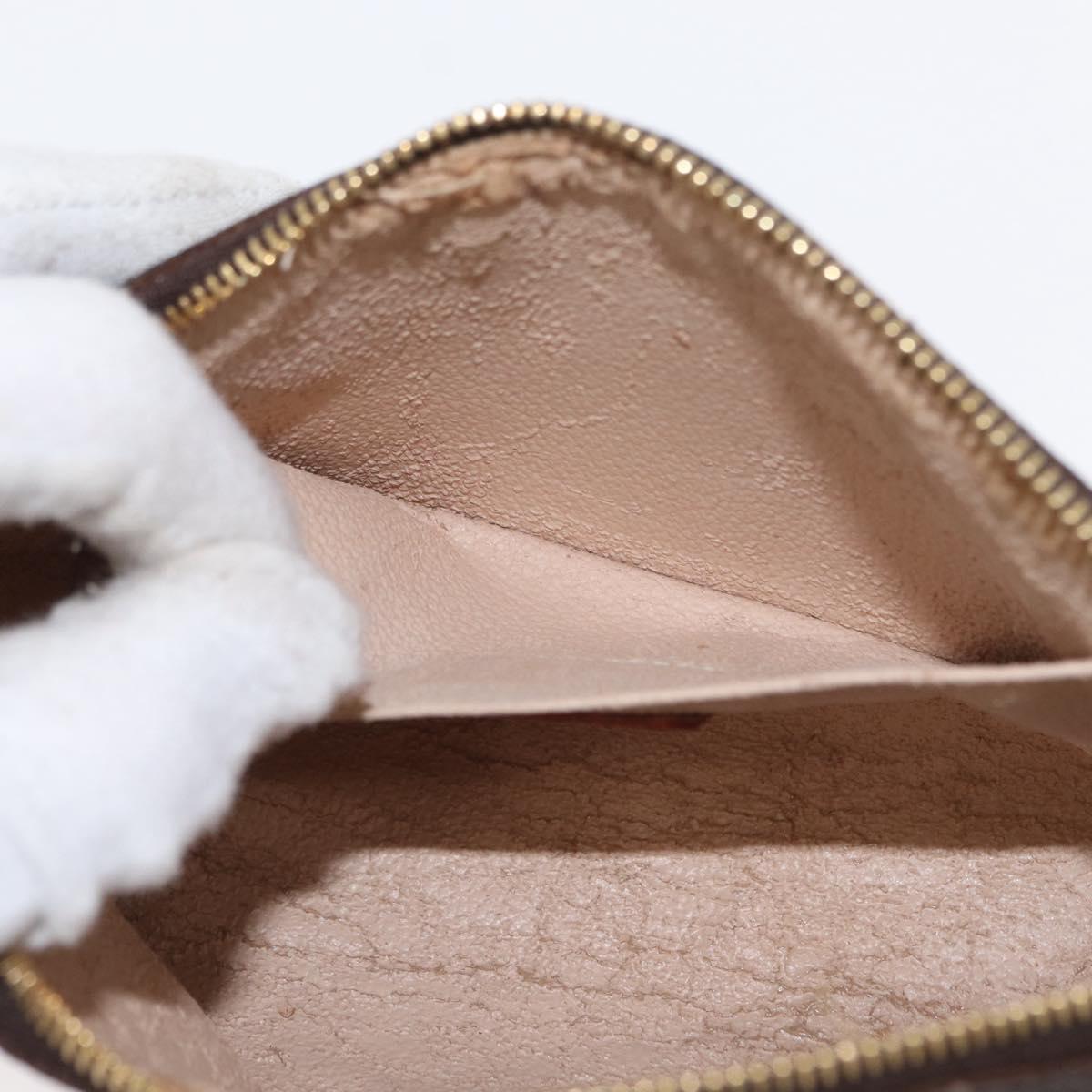 LOUIS VUITTON Monogram Pochette Cosmetic PM Cosmetic Pouch M47515 LV Auth ka133