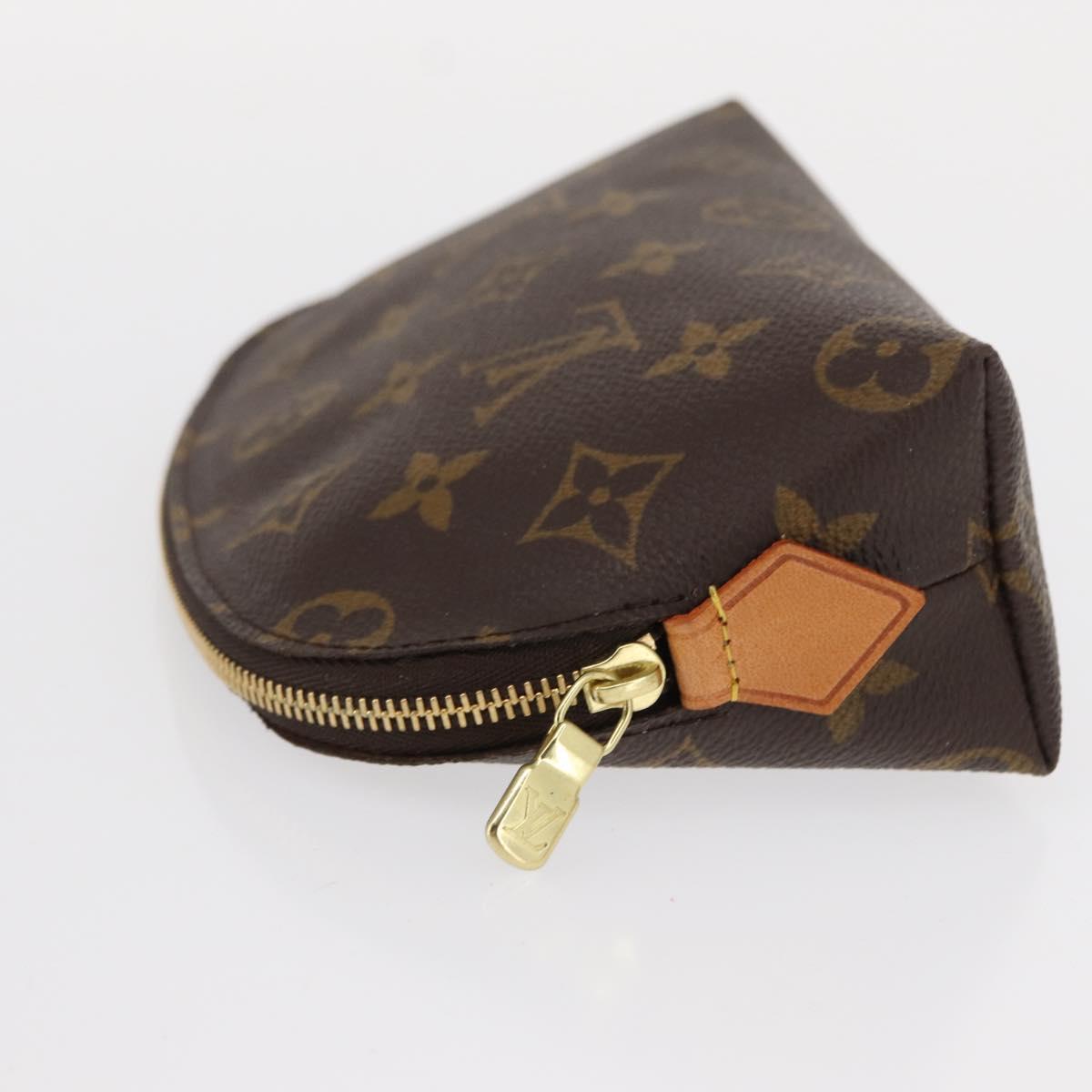 LOUIS VUITTON Monogram Pochette Cosmetic PM Cosmetic Pouch M47515 LV Auth ka133