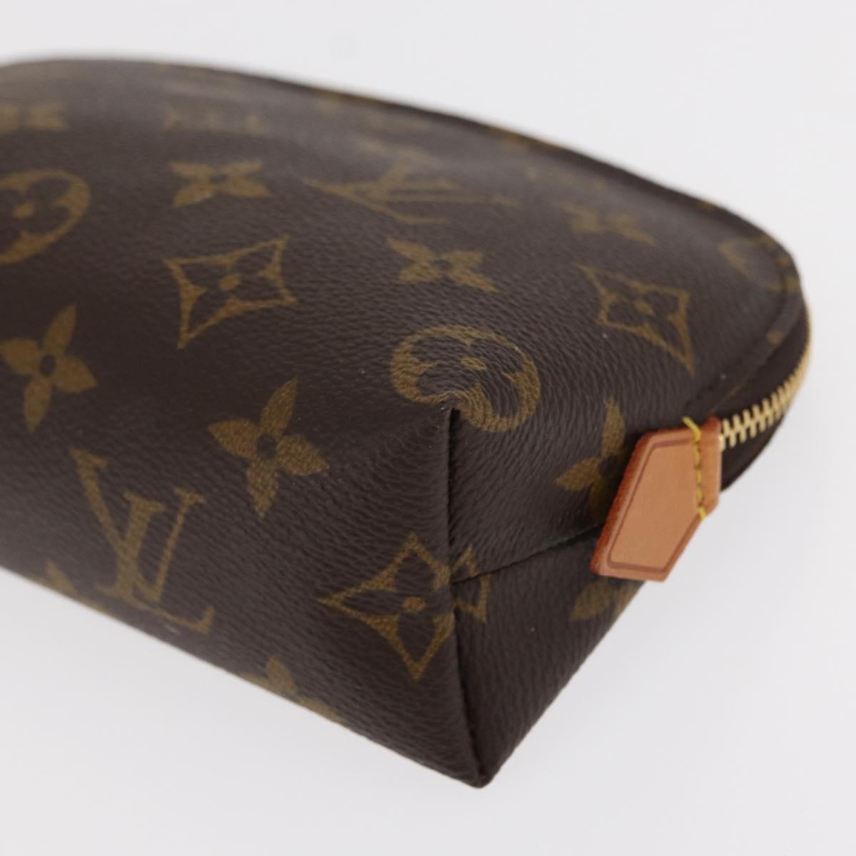 LOUIS VUITTON Monogram Pochette Cosmetic PM Cosmetic Pouch M47515 LV Auth ka133