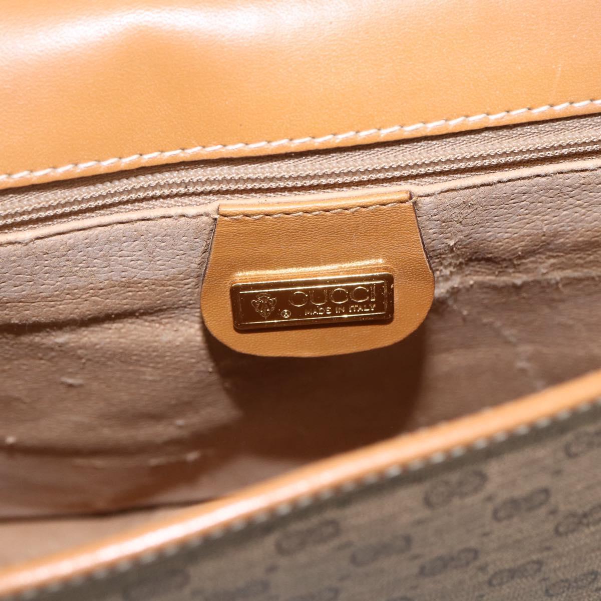 GUCCI Micro GG Supreme Web Sherry Line Bag PVC Beige 001 104 0551 Auth ka1331