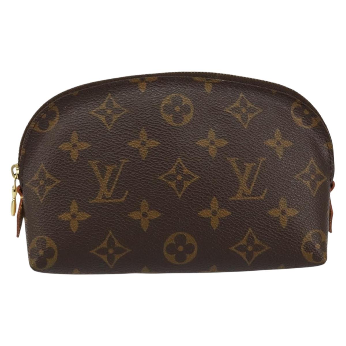 LOUIS VUITTON Monogram Pochette Cosmetic PM Cosmetic Pouch M47515 LV Auth ka134