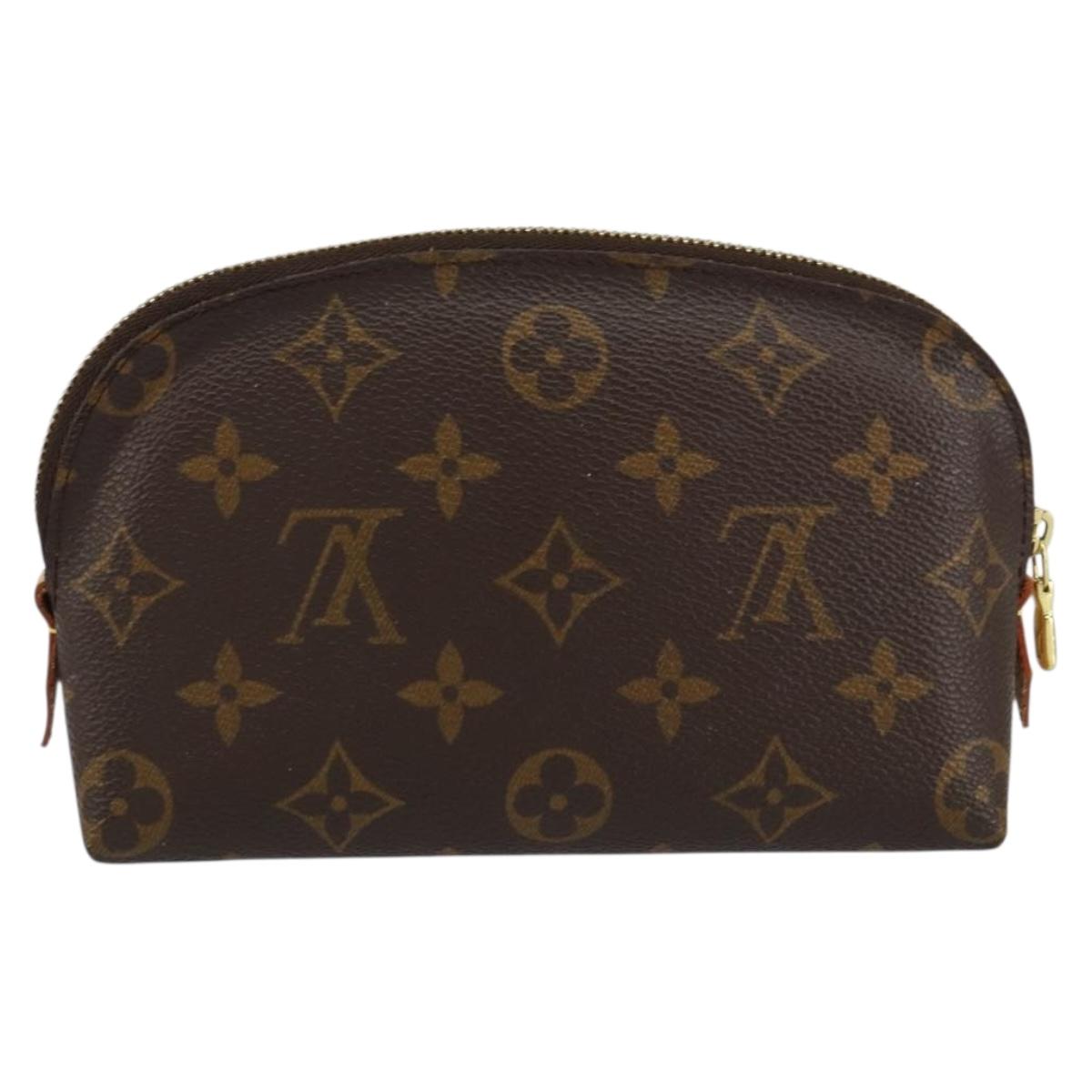 LOUIS VUITTON Monogram Pochette Cosmetic PM Cosmetic Pouch M47515 LV Auth ka134