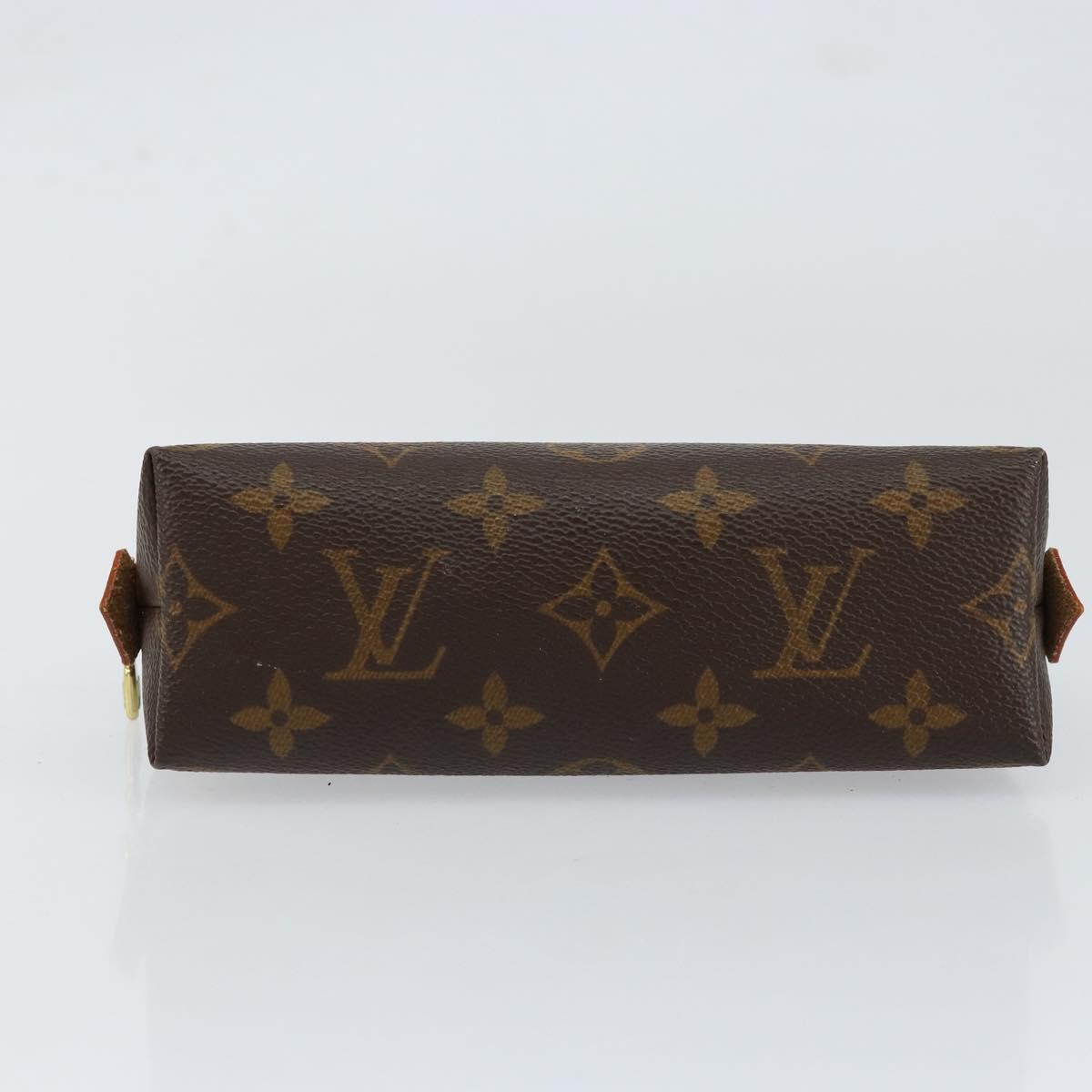 LOUIS VUITTON Monogram Pochette Cosmetic PM Cosmetic Pouch M47515 LV Auth ka134
