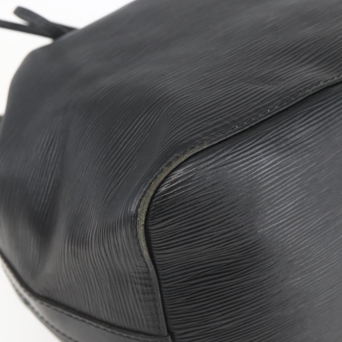 LOUIS VUITTON Epi Petit Noe Shoulder Bag Black M44102 LV Auth ka1345