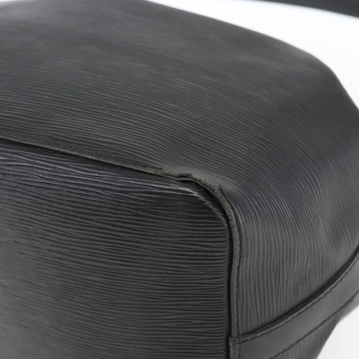 LOUIS VUITTON Epi Petit Noe Shoulder Bag Black M44102 LV Auth ka1345