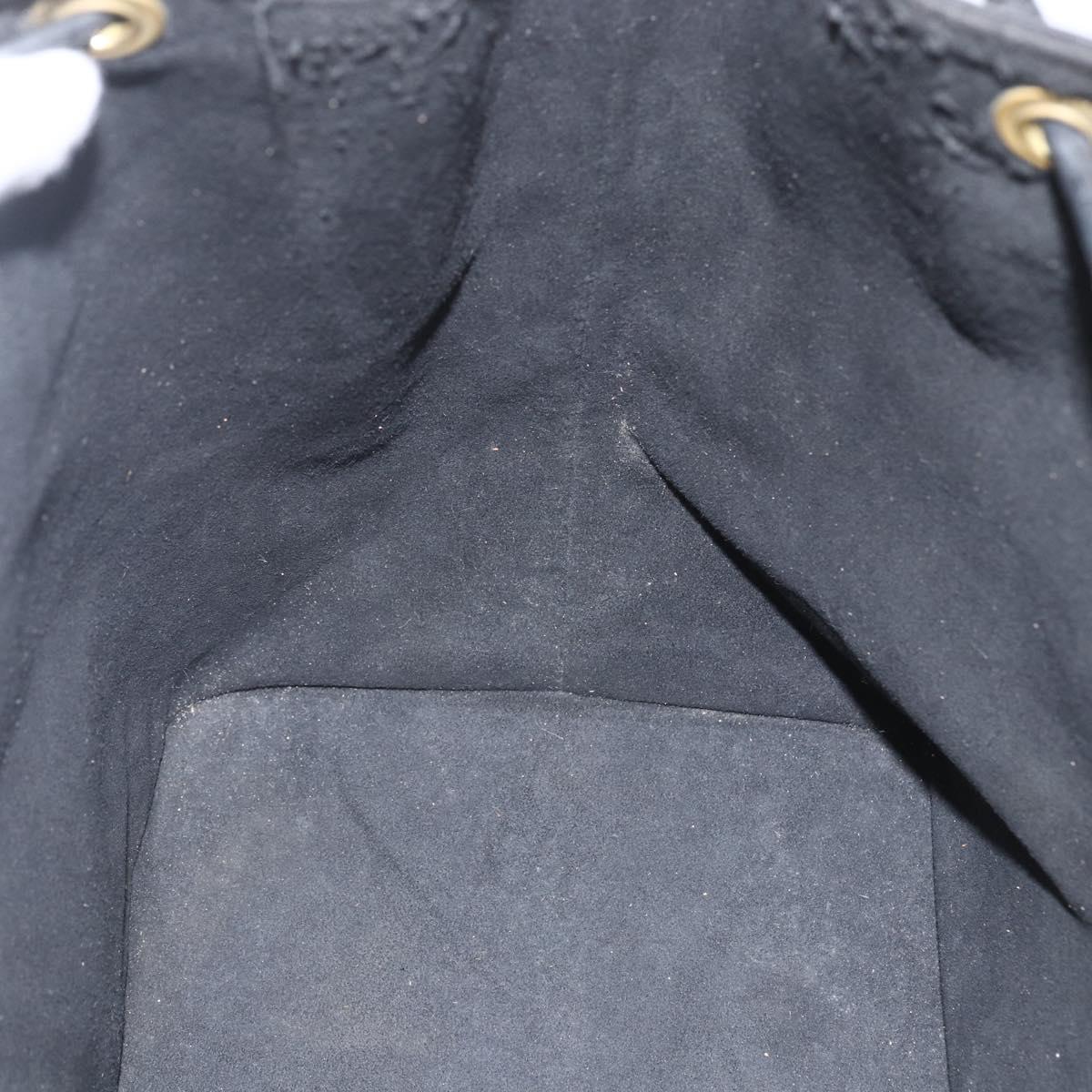 LOUIS VUITTON Epi Petit Noe Shoulder Bag Black M44102 LV Auth ka1345