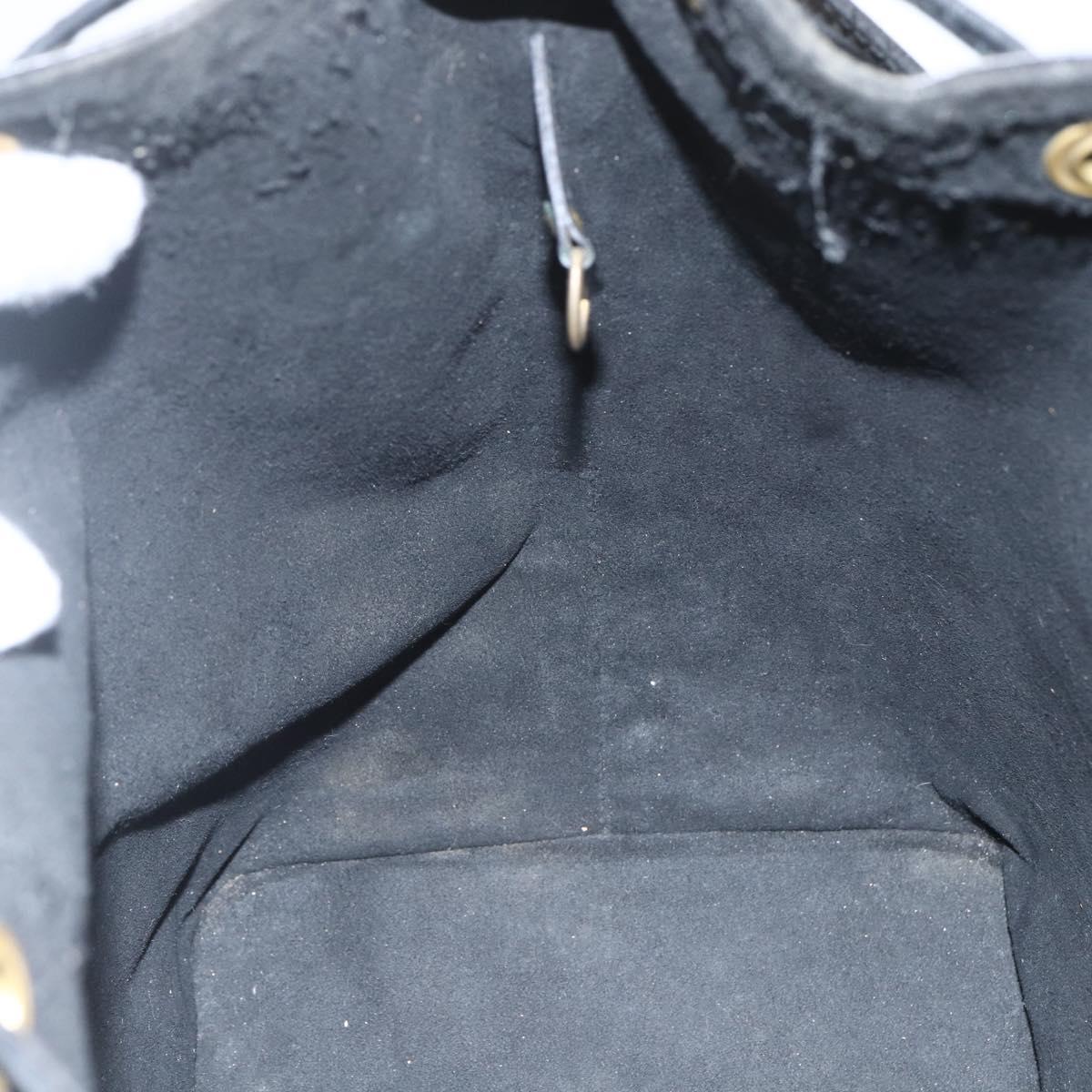 LOUIS VUITTON Epi Petit Noe Shoulder Bag Black M44102 LV Auth ka1345