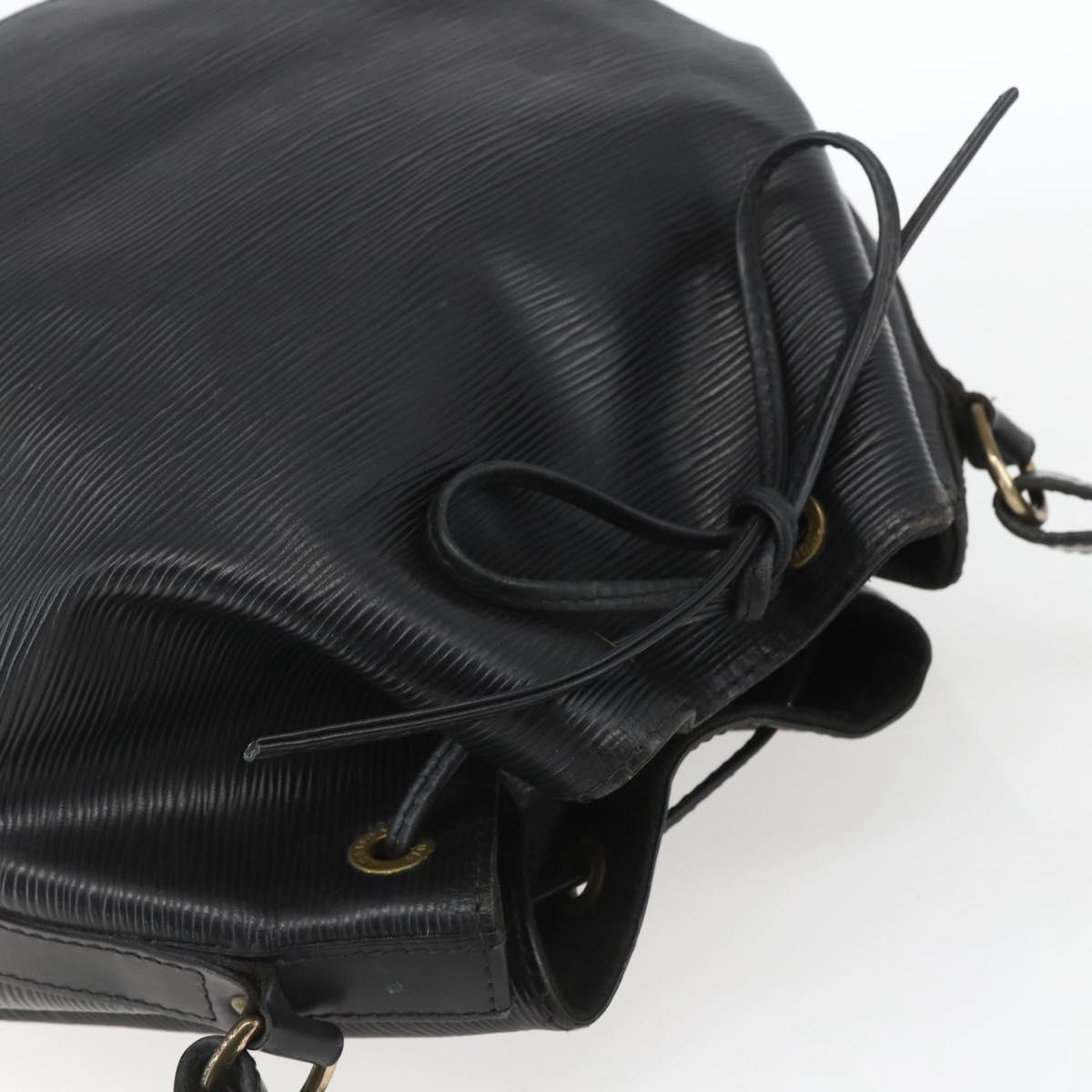 LOUIS VUITTON Epi Petit Noe Shoulder Bag Black M44102 LV Auth ka1345