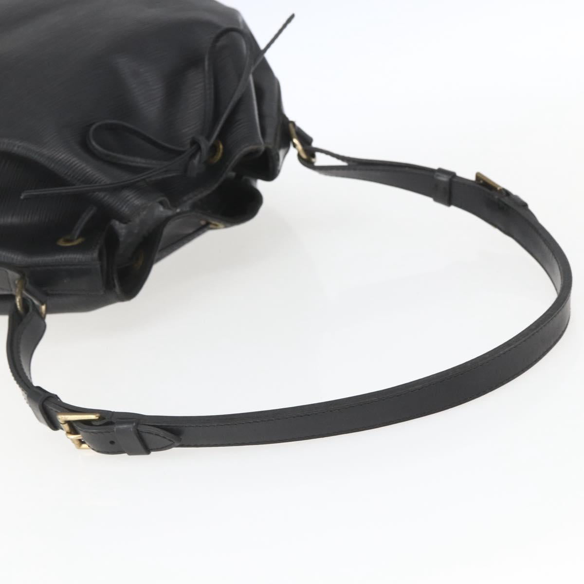 LOUIS VUITTON Epi Petit Noe Shoulder Bag Black M44102 LV Auth ka1345