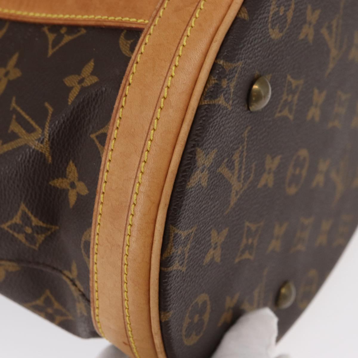 LOUIS VUITTON Monogram Bucket GM Shoulder Bag M42236 LV Auth ka1351