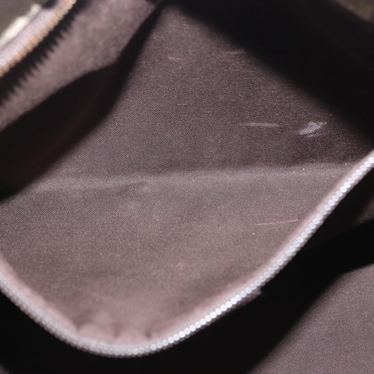 GUCCI GG Supreme Tote Bag PVC Beige Silver 181084 Auth ka1354