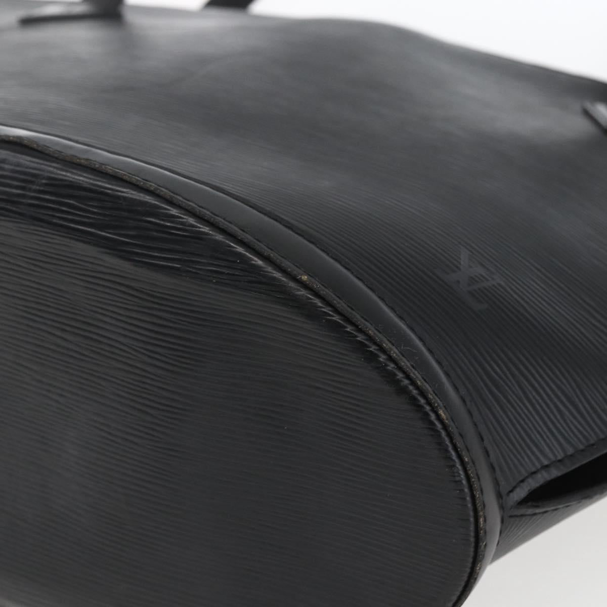 LOUIS VUITTON Epi Saint Jacques Shopping Bag Black M52262 LV Auth ka1357