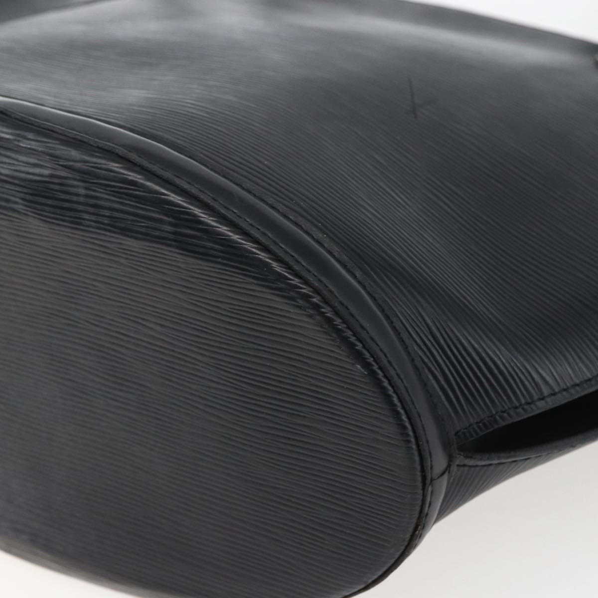 LOUIS VUITTON Epi Saint Jacques Shopping Bag Black M52262 LV Auth ka1357