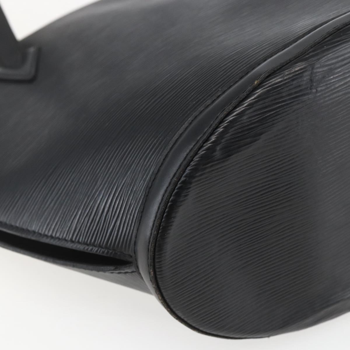 LOUIS VUITTON Epi Saint Jacques Shopping Bag Black M52262 LV Auth ka1357
