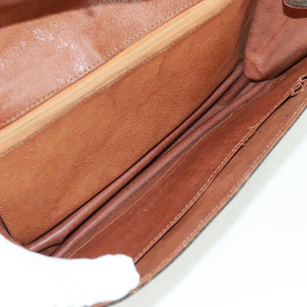 LOUIS VUITTON Monogram Pochette Dam GM Clutch Bag 2 Set M51810 LV Auth ka1361