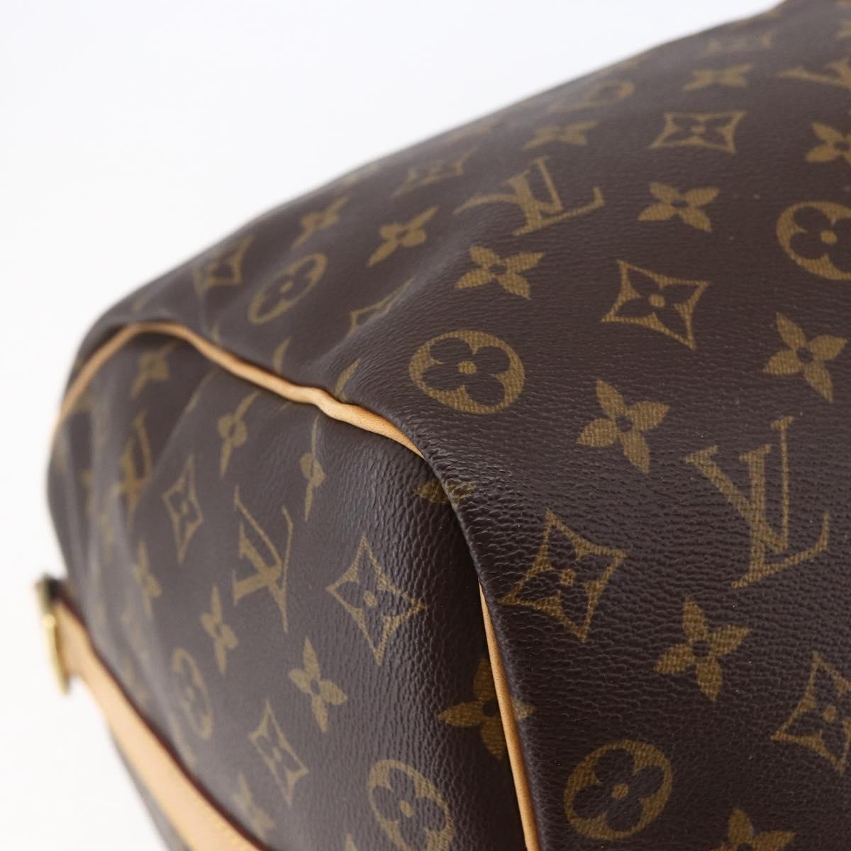 LOUIS VUITTON Monogram Keepall Bandouliere 50 Boston Bag M41416 LV Auth ka137