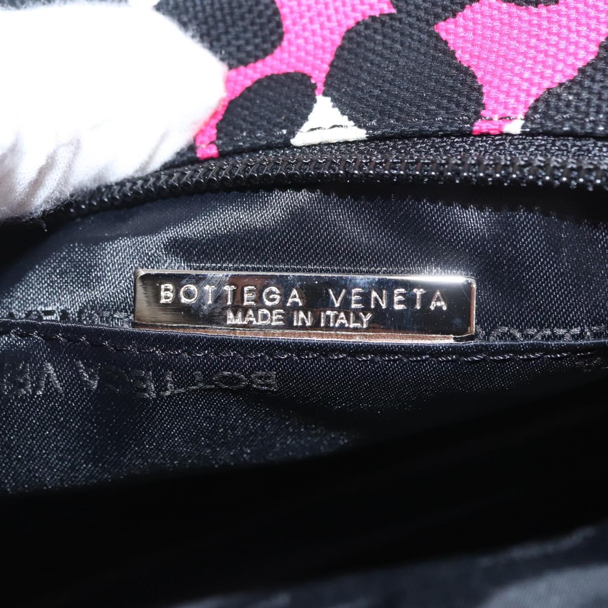BOTTEGA VENETA Shoulder Bag Canvas Pink Auth ka1377A