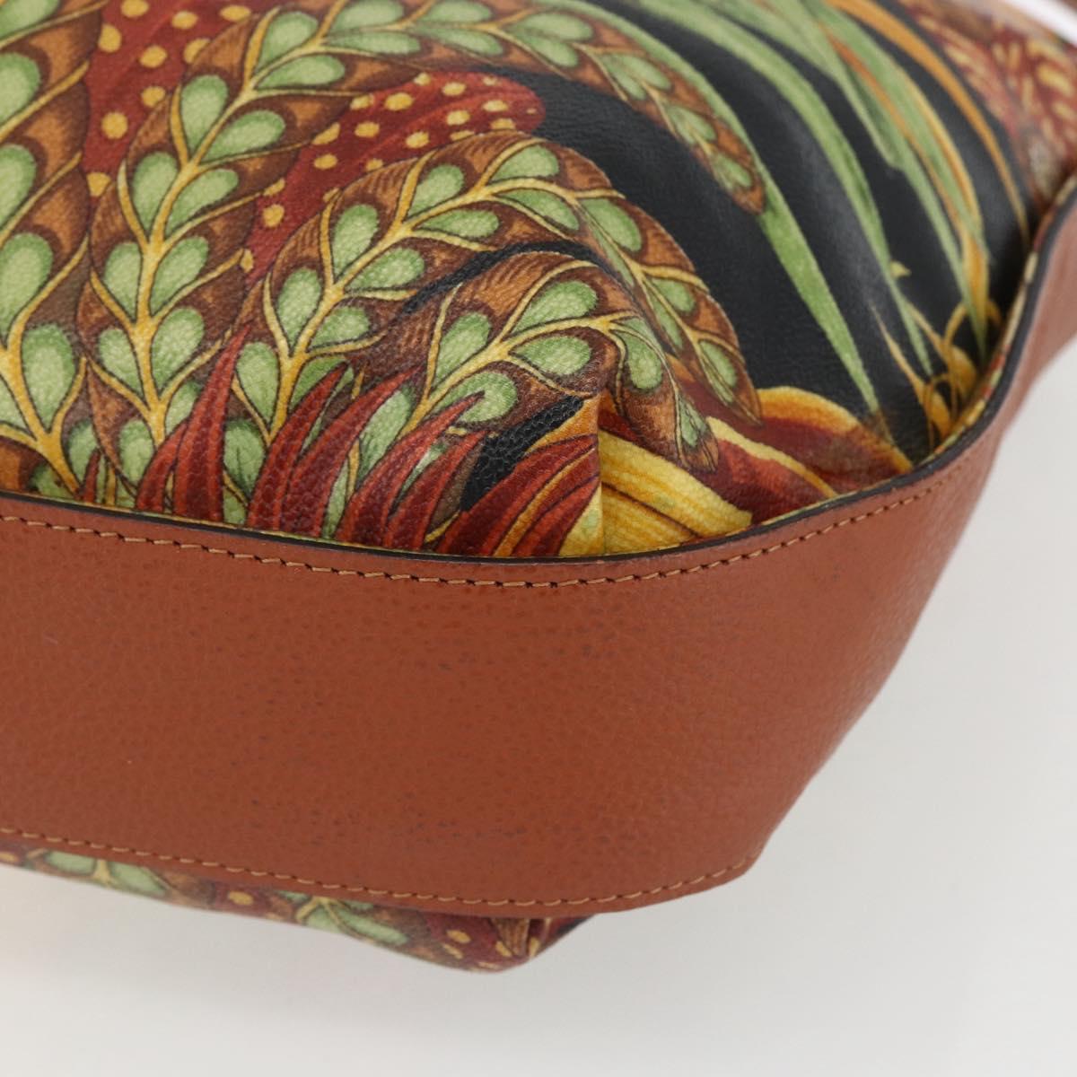 Salvatore Ferragamo Shoulder Bag Brown Gold Auth ka1379