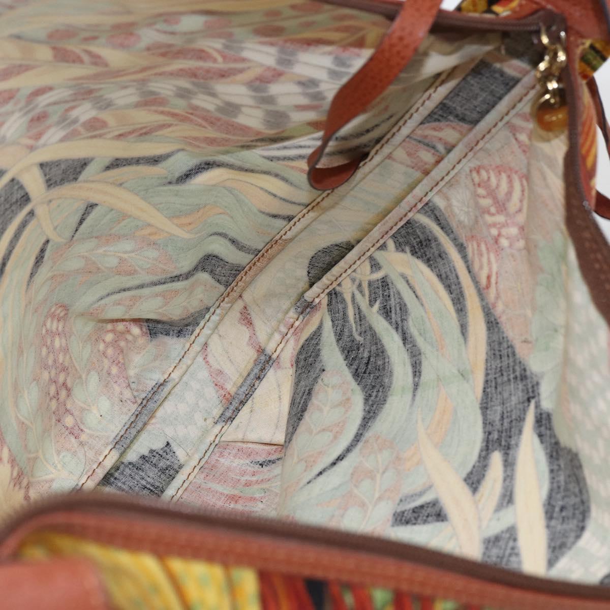 Salvatore Ferragamo Shoulder Bag Brown Gold Auth ka1379