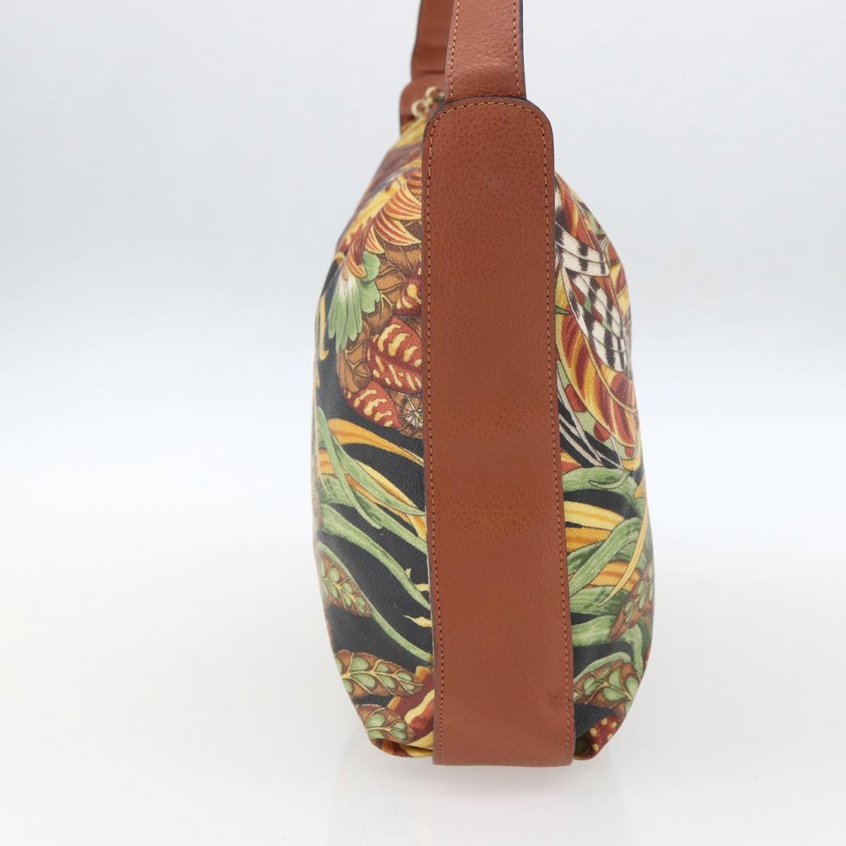 Salvatore Ferragamo Shoulder Bag Brown Gold Auth ka1379