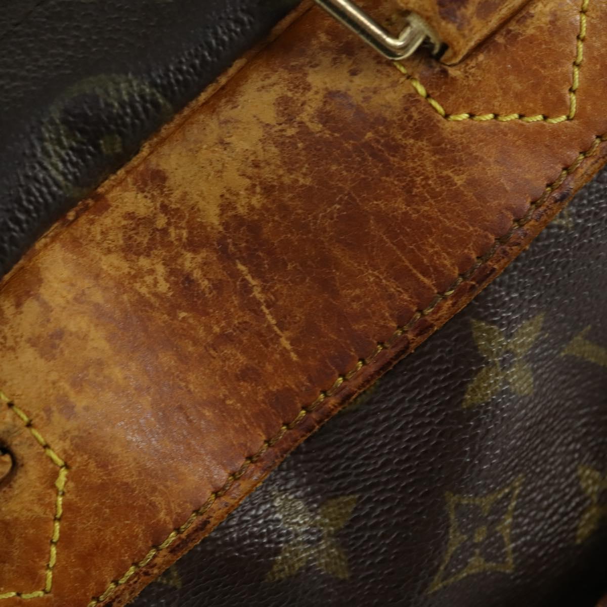 LOUIS VUITTON Monogram Deauville Hand Bag M47270 LV Auth ka1385