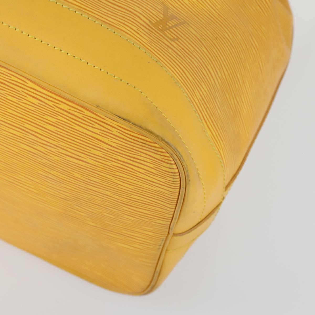 LOUIS VUITTON Epi Noe Shoulder Bag Tassili Yellow M44009 LV Auth ka1396