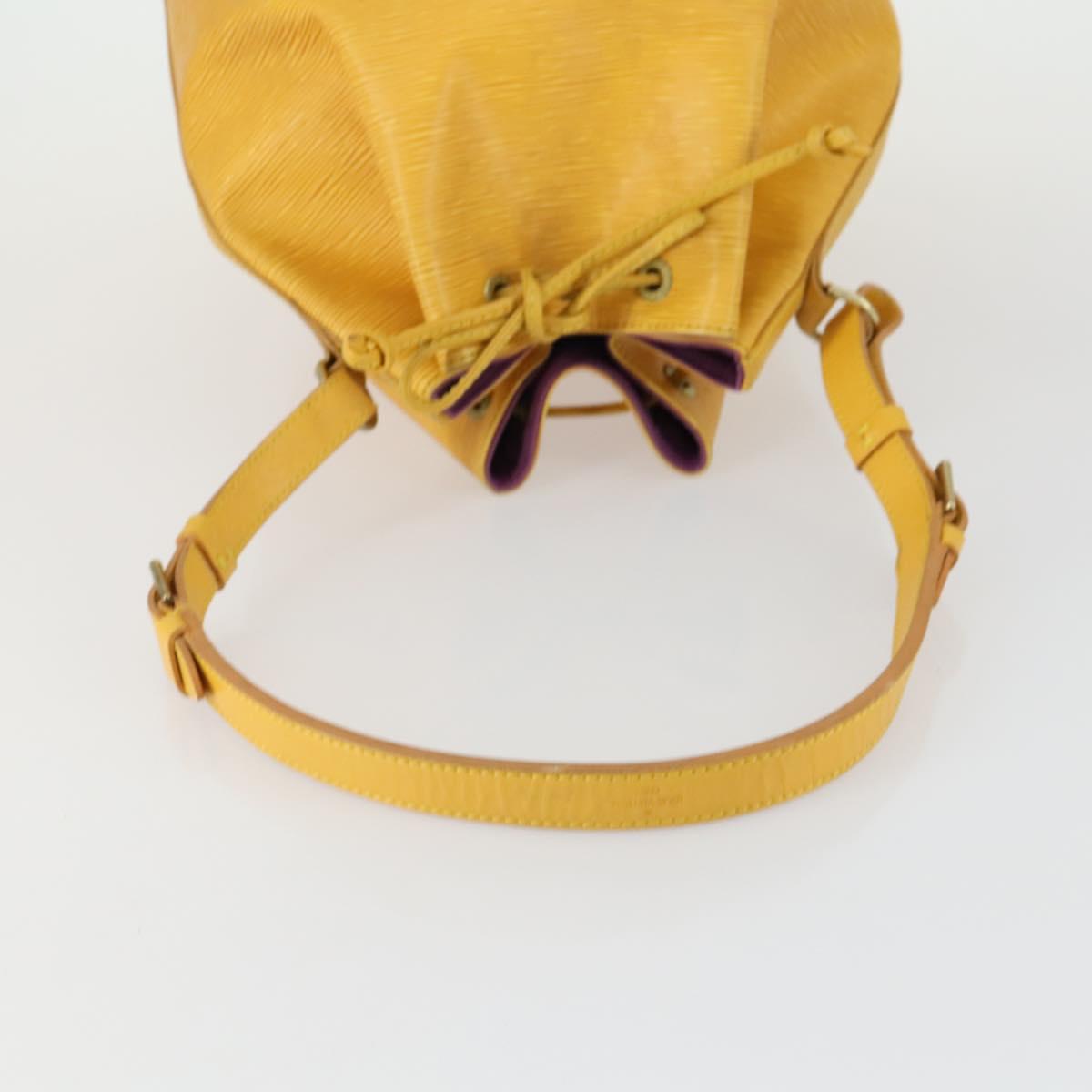LOUIS VUITTON Epi Noe Shoulder Bag Tassili Yellow M44009 LV Auth ka1396