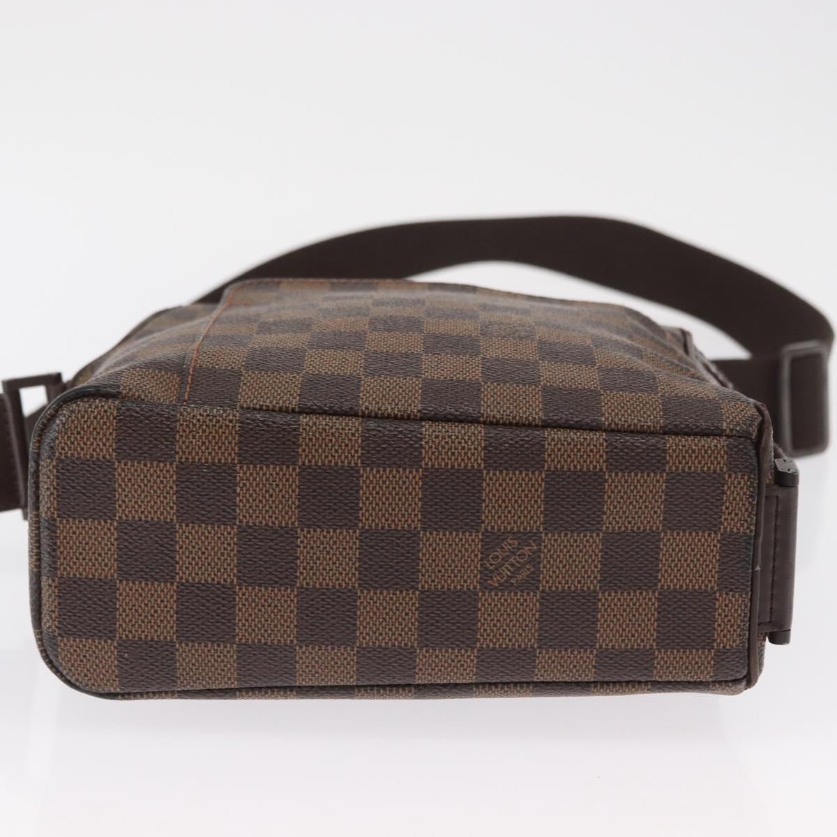 LOUIS VUITTON Damier Ebene Olaf PM Shoulder Bag N41442 LV Auth ka1412
