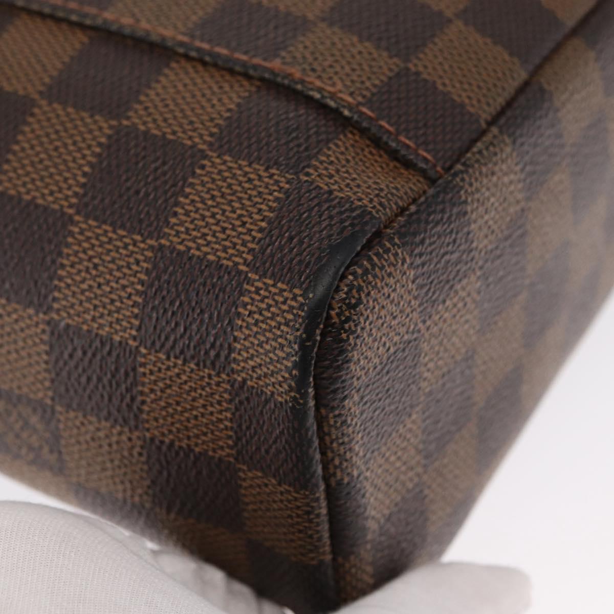 LOUIS VUITTON Damier Ebene Olaf PM Shoulder Bag N41442 LV Auth ka1412