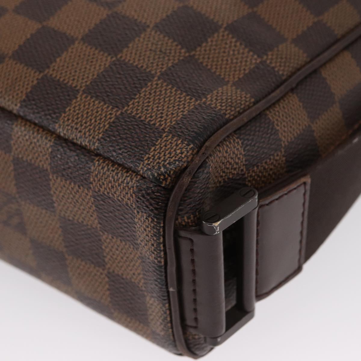 LOUIS VUITTON Damier Ebene Olaf PM Shoulder Bag N41442 LV Auth ka1412