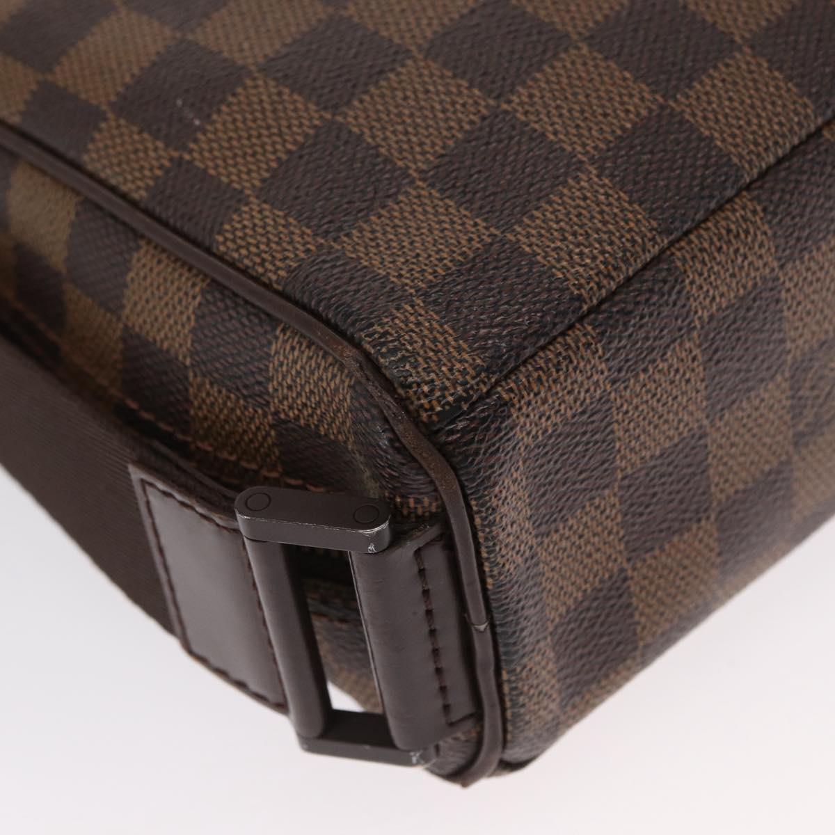 LOUIS VUITTON Damier Ebene Olaf PM Shoulder Bag N41442 LV Auth ka1412