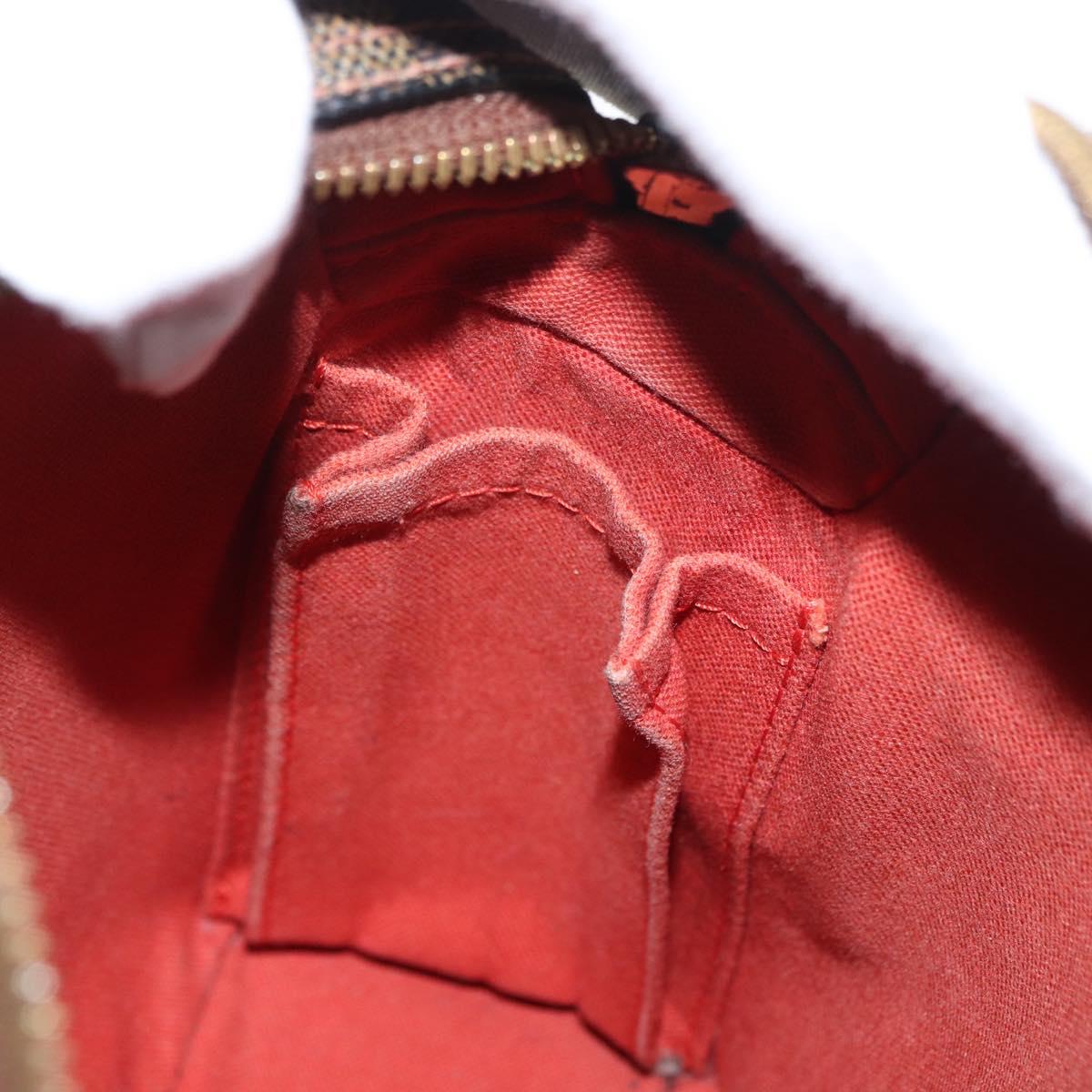 LOUIS VUITTON Damier Ebene Olaf PM Shoulder Bag N41442 LV Auth ka1412