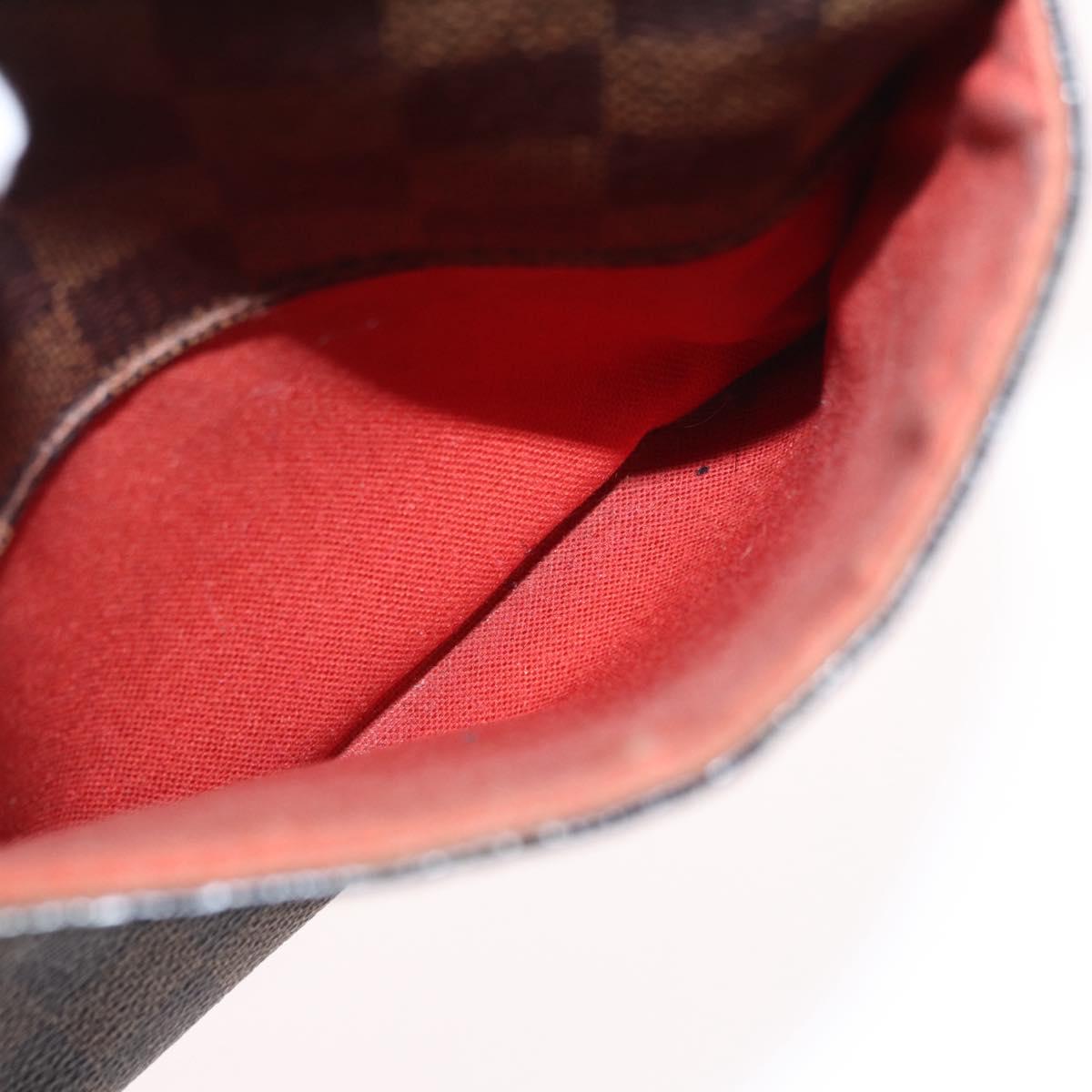 LOUIS VUITTON Damier Ebene Olaf PM Shoulder Bag N41442 LV Auth ka1412