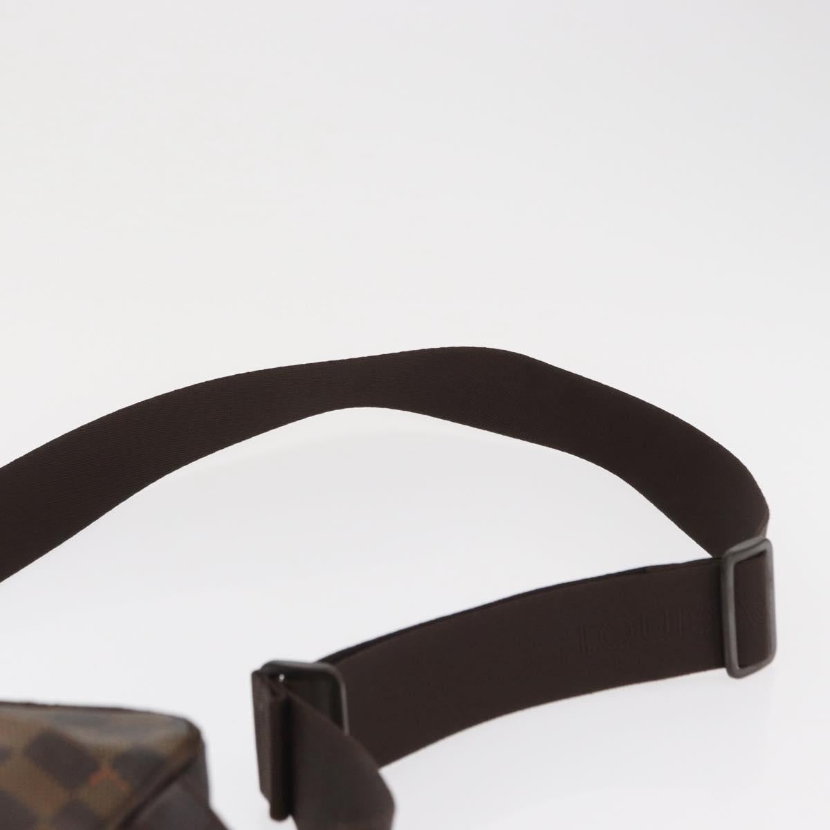 LOUIS VUITTON Damier Ebene Olaf PM Shoulder Bag N41442 LV Auth ka1412