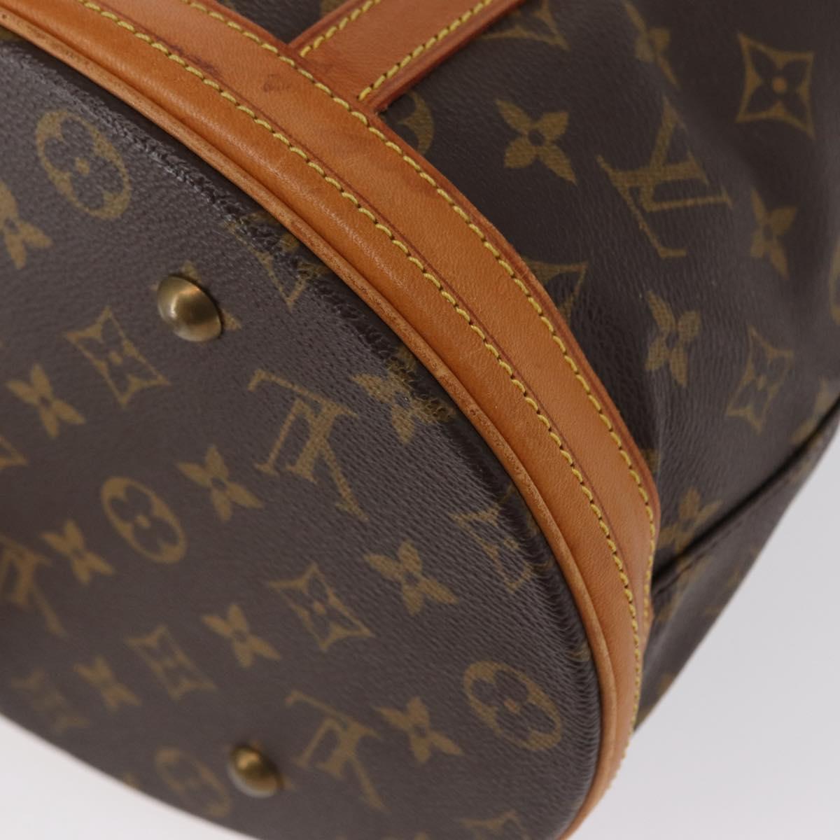 LOUIS VUITTON Monogram Bucket GM Shoulder Bag M42236 LV Auth ka1413