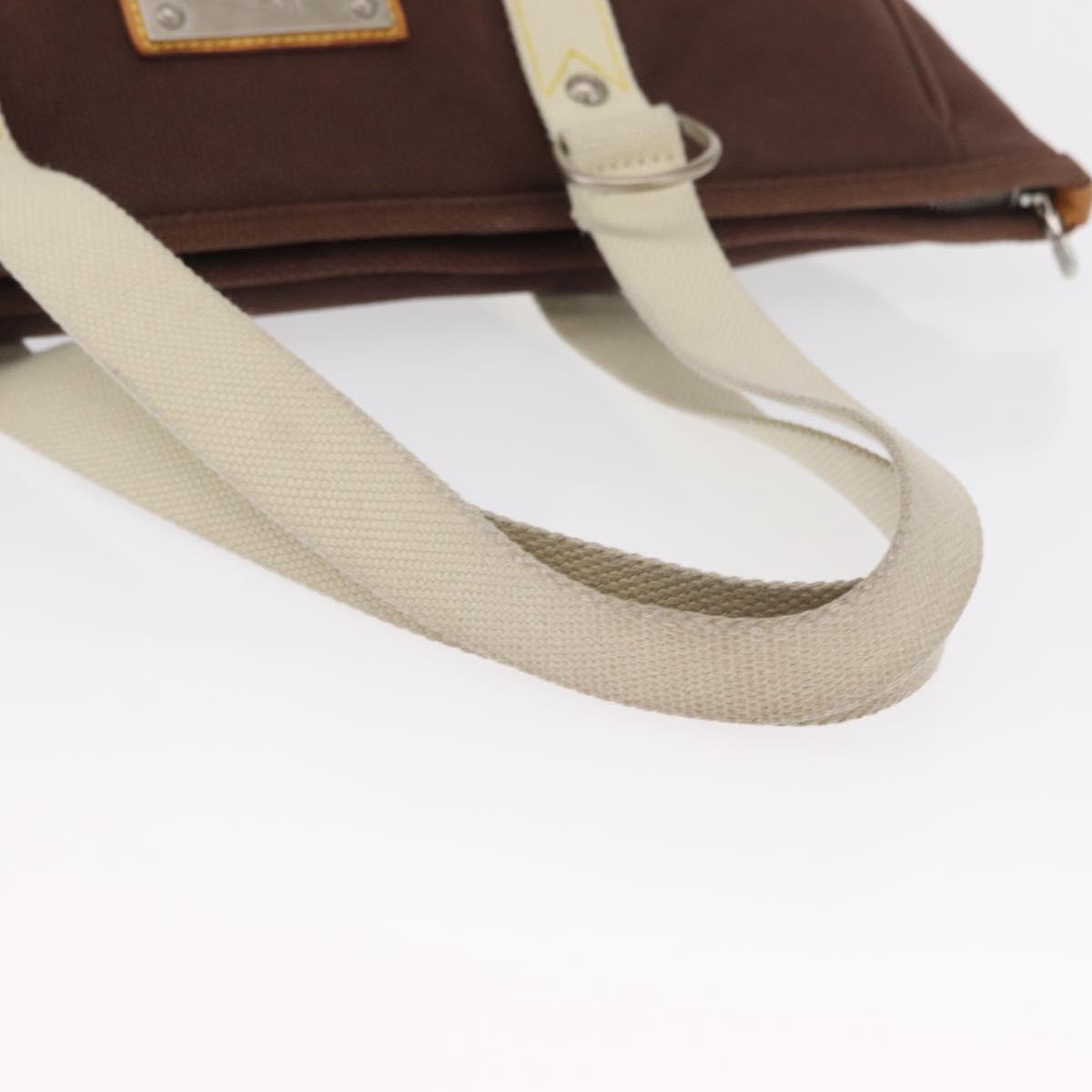 LOUIS VUITTON Antigua Cabas GM Tote Bag Brown M80662 LV Auth ka1415