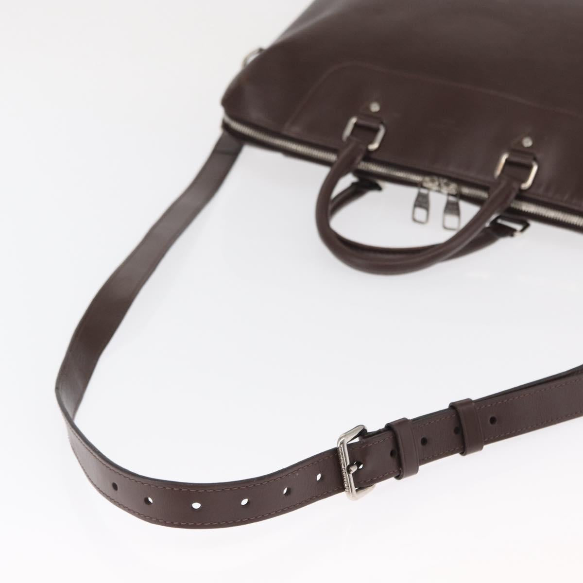 LOUIS VUITTON Epi Porte Documents Jules Bag 2way Brown M50161 LV Auth ka1420