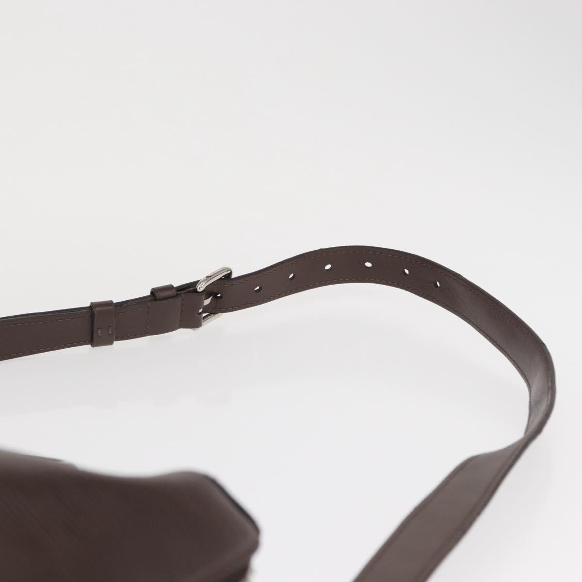 LOUIS VUITTON Epi Porte Documents Jules Bag 2way Brown M50161 LV Auth ka1420
