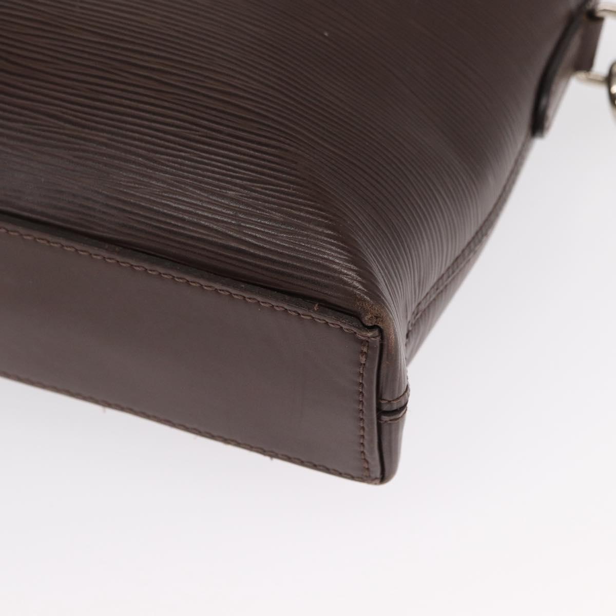 LOUIS VUITTON Epi Porte Documents Jules Bag 2way Brown M50161 LV Auth ka1420