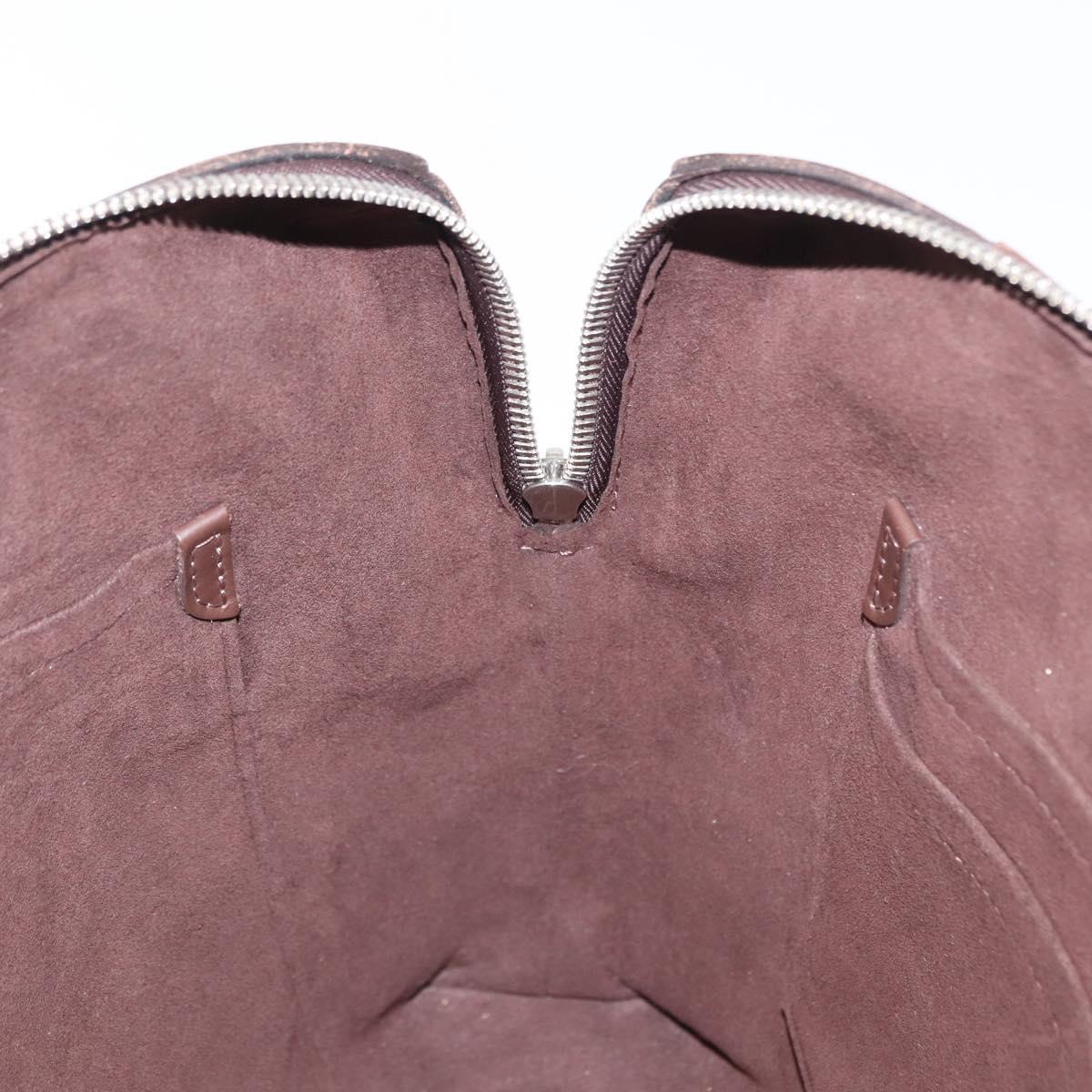 LOUIS VUITTON Epi Porte Documents Jules Bag 2way Brown M50161 LV Auth ka1420